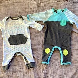 ⭐️ Cloud Island 2 jumpsuits lime and light blue